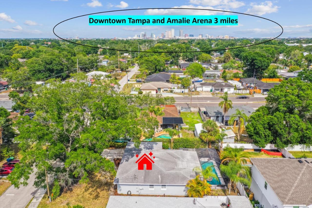 Heated Pool! Paradise In Midtown Tampa 3B2B Luaran gambar